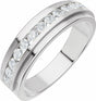 14K White Gold 5/8 CTW Lab-Grown Diamond Band
