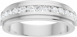 14K White Gold 5/8 CTW Lab-Grown Diamond Band