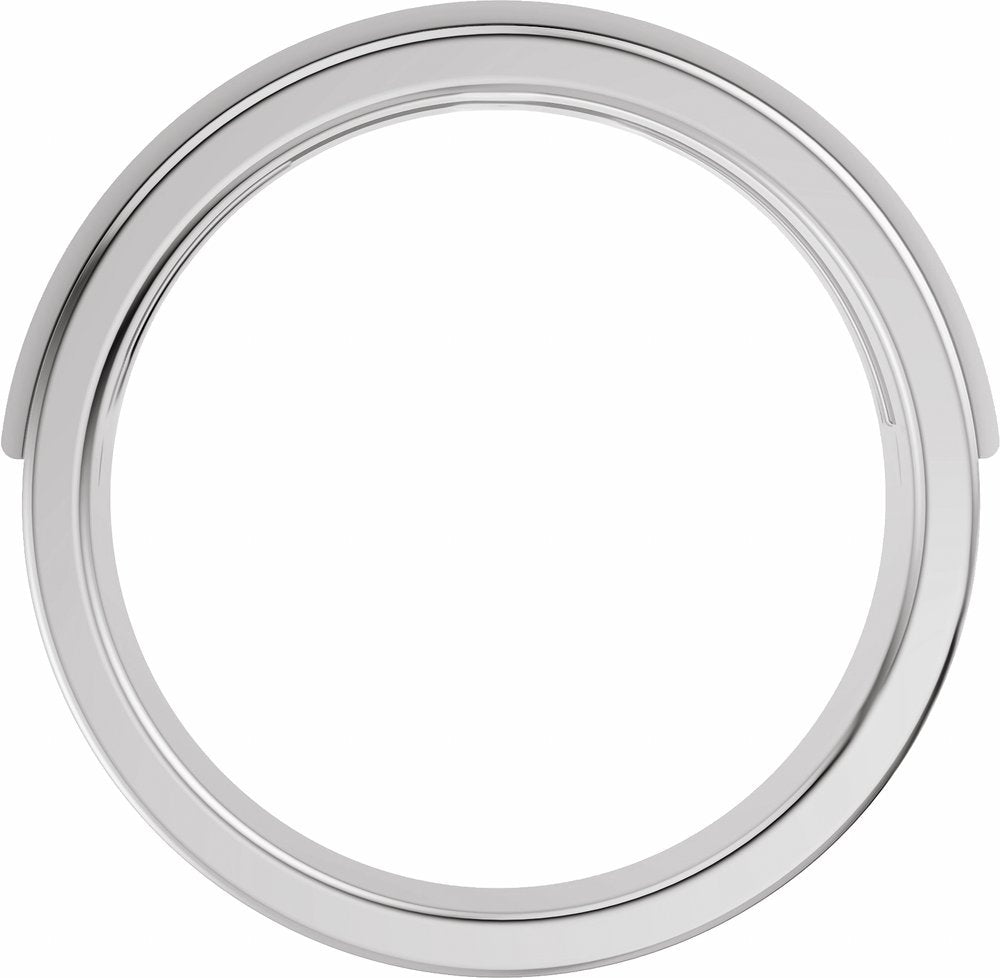 14K White Gold 5/8 CTW Natural Diamond Band