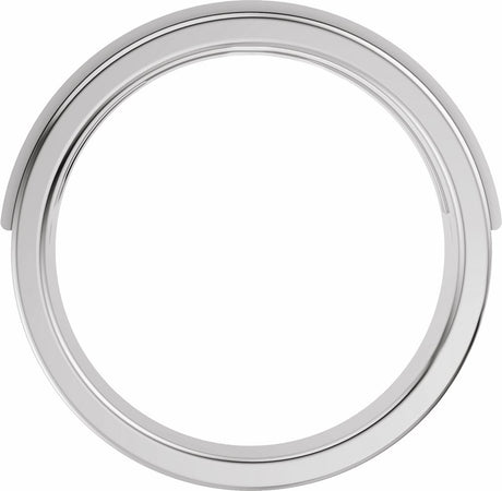 14K White Gold 5/8 CTW Natural Diamond Band