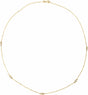 14K Yellow 1 CTW Lab-Grown Diamond 5-Station 18" Necklace