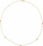 14K Yellow Gold 1/4 CTW Lab-Grown Diamond 5-Station 18" Necklace