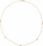 14K Yellow Gold 1 CTW Lab-Grown Diamond 5-Station 18" Necklace