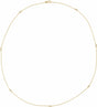 14K Yellow Gold 1/3 CTW Lab-Grown Diamond 7-Station 24" Necklace