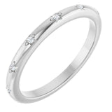 14K White Gold .06 CTW Lab-Grown Diamond Anniversary Band