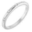 14K White Gold .03 CTW Natural Diamond Anniversary Band