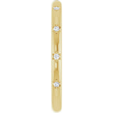 14K Yellow Gold .03 CTW Natural Diamond Anniversary Band