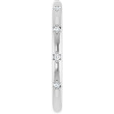 14K White Gold .03 CTW Natural Diamond Anniversary Band
