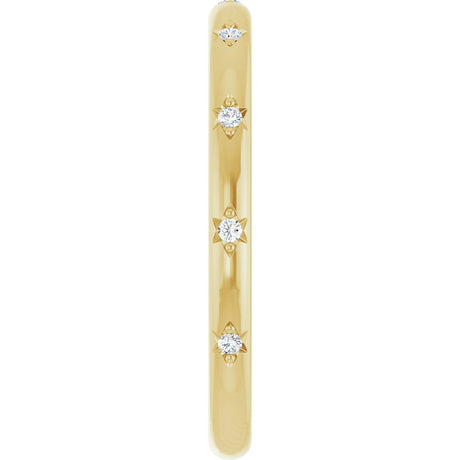 14K Yellow Gold .05 CTW Lab-Grown Diamond Anniversary Band