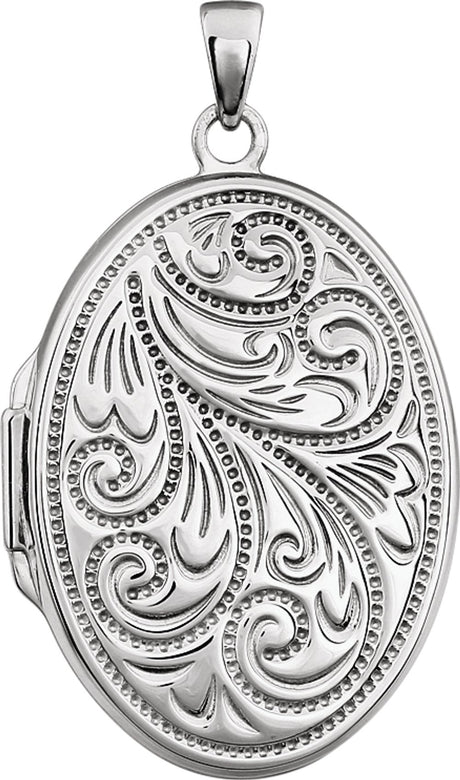 Sterling Silver Oval Locket