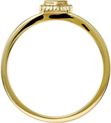 14K Yellow Natural Blue Sapphire Family Stackable Ring