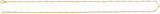 14K Yellow Gold 2.4 mm Bar 16" Chain