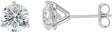 14K White Gold 1/2 CTW Natural Diamond Stud Earrings