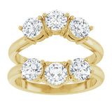 14K Yellow Gold 2 CTW Lab-Grown Diamond Ring Guard