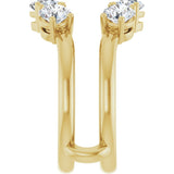 14K Yellow Gold 2 CTW Lab-Grown Diamond Ring Guard
