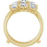 14K Yellow Gold 2 CTW Lab-Grown Diamond Ring Guard