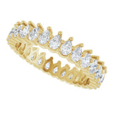 14K Yellow Gold 1 3/8 CTW Lab-Grown Diamond Eternity Band Size 6