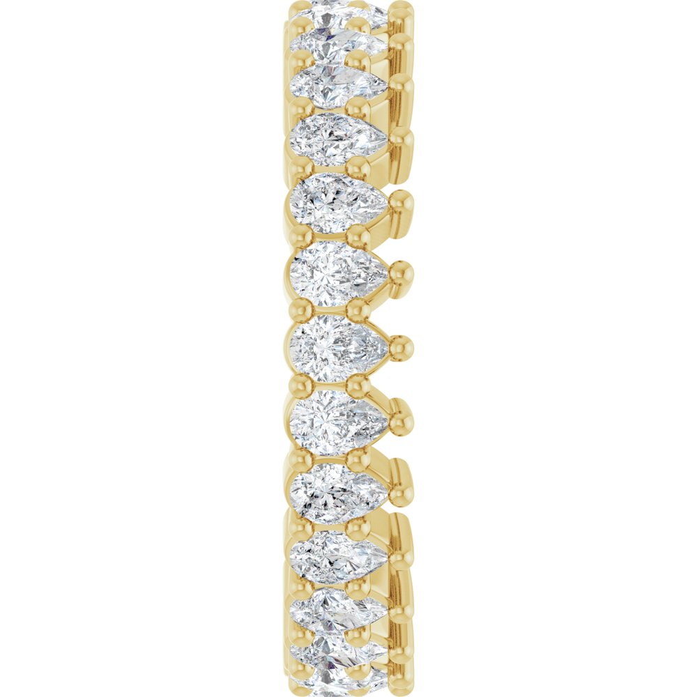 14K Yellow Gold 1 3/8 CTW Lab-Grown Diamond Eternity Band Size 6