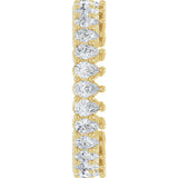 14K Yellow Gold 1 3/8 CTW Lab-Grown Diamond Eternity Band Size 6