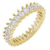 14K Yellow Gold 1 3/8 CTW Lab-Grown Diamond Eternity Band Size 6