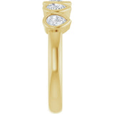 14K Yellow Gold 3/4 CTW Lab-Grown Diamond Anniversary Band