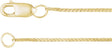 14K Yellow Gold-Filled .9 mm Serpentine 7" Chain