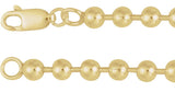 14K Yellow Gold-Filled 4.1 mm Bead 7" Chain