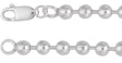 Sterling Silver 4.1 mm Bead 20" Chain