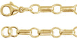 14K Yellow Gold 5.3 mm Paperclip-Style 24" Chain