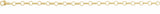 14K Yellow Gold 5.3 mm Paperclip-Style 7" Chain
