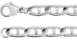 Sterling Silver 5.15 mm Anchor 20" Chain