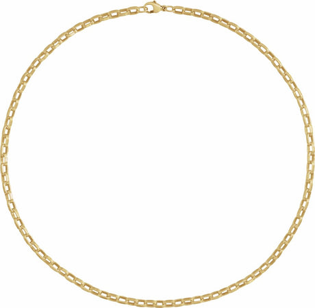 14K Yellow Gold-Filled 4.08 mm Rolo 20" Chain