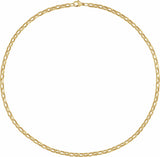 14K Yellow Gold-Filled 4.08 mm Rolo 16" Chain