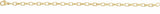 14K Yellow Gold-Filled 4.08 mm Rolo 7" Chain