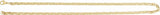 14K Yellow Gold-Filled 4.5 mm Curbed Anchor 24" Chain
