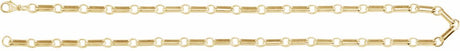 14K Yellow Gold-Filled 6 mm Paperclip-Style 20" Chain