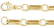 14K Yellow Gold-Filled 6 mm Paperclip-Style 24" Chain