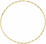14K Yellow Gold-Filled 6 mm Paperclip-Style 24" Chain