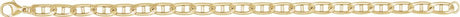 14K Yellow Gold-Filled 5.15 mm Anchor 7" Chain