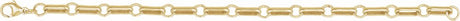 14K Yellow Gold-Filled 6 mm Paperclip-Style 7" Chain