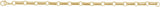 14K Yellow Gold-Filled 6 mm Paperclip-Style 7" Chain