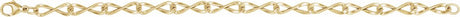 14K Yellow Gold-Filled 5.46 mm Figure Eight 7" Chain