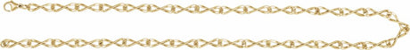14K Yellow Gold-Filled 5.46 mm Figure Eight 20" Chain