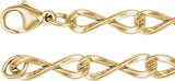 14K Yellow Gold-Filled 5.46 mm Figure Eight 16" Chain