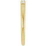 14K Yellow Gold 1/6 CTW Lab-Grown Diamond Anniversary Band