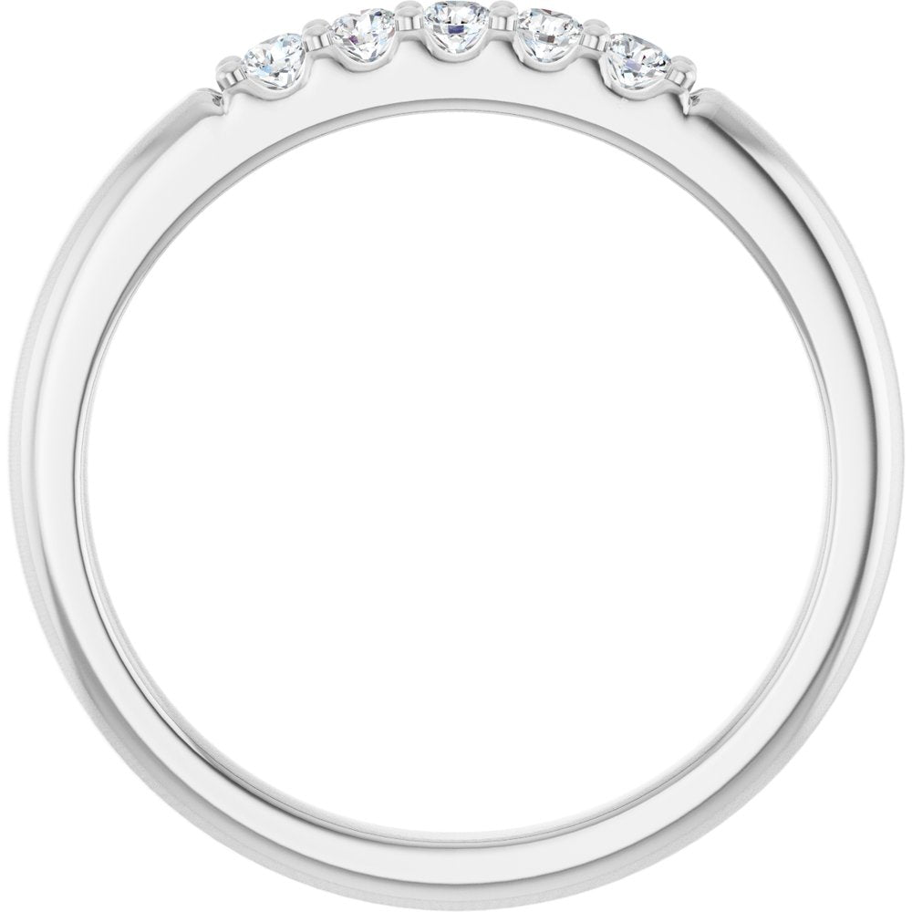14K White Gold 1/6 CTW Lab-Grown Diamond Anniversary Band