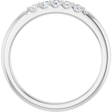 14K White Gold 1/6 CTW Lab-Grown Diamond Anniversary Band