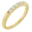 14K Yellow Gold 1/6 CTW Lab-Grown Diamond Anniversary Band