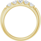 14K Yellow Gold 1/2 CTW Lab-Grown Diamond Anniversary Band
