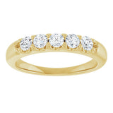 14K Yellow Gold 1/2 CTW Lab-Grown Diamond Anniversary Band